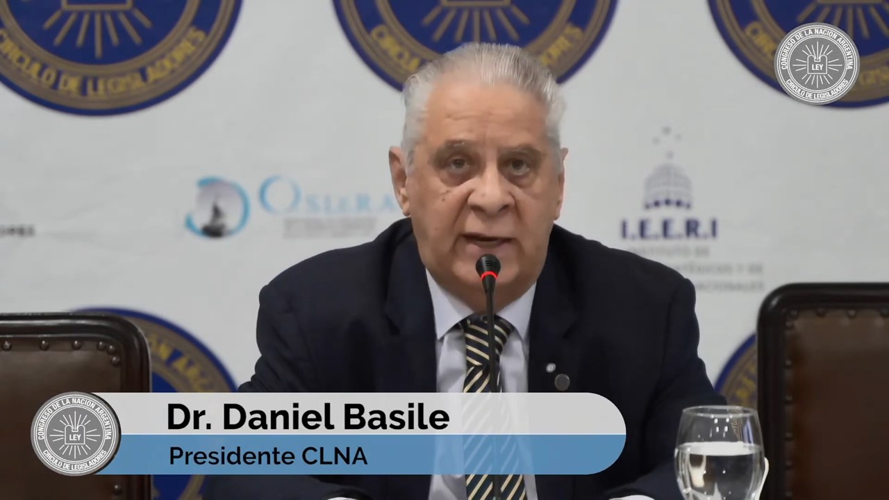 Diputado de la Nación (MC) Daniel Basile, presidente del Círculo de Legisladores.