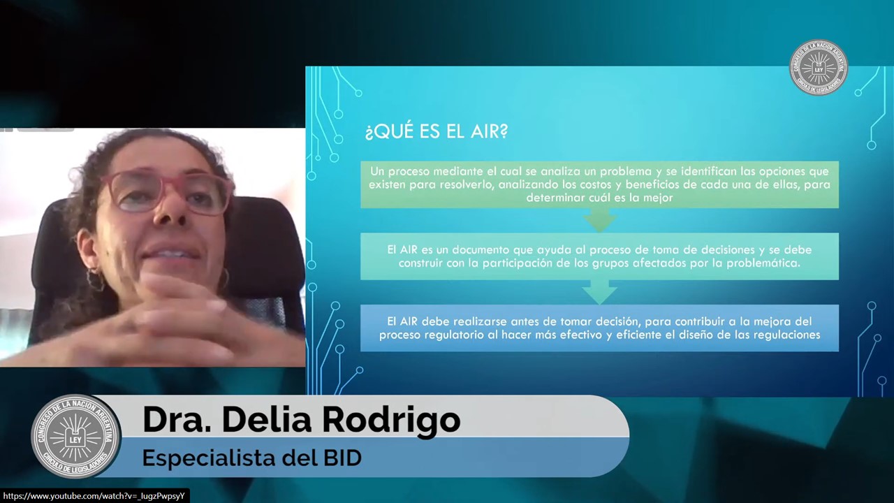 Delia Rodrigo, del Banco Interamericano de Desarrollo.