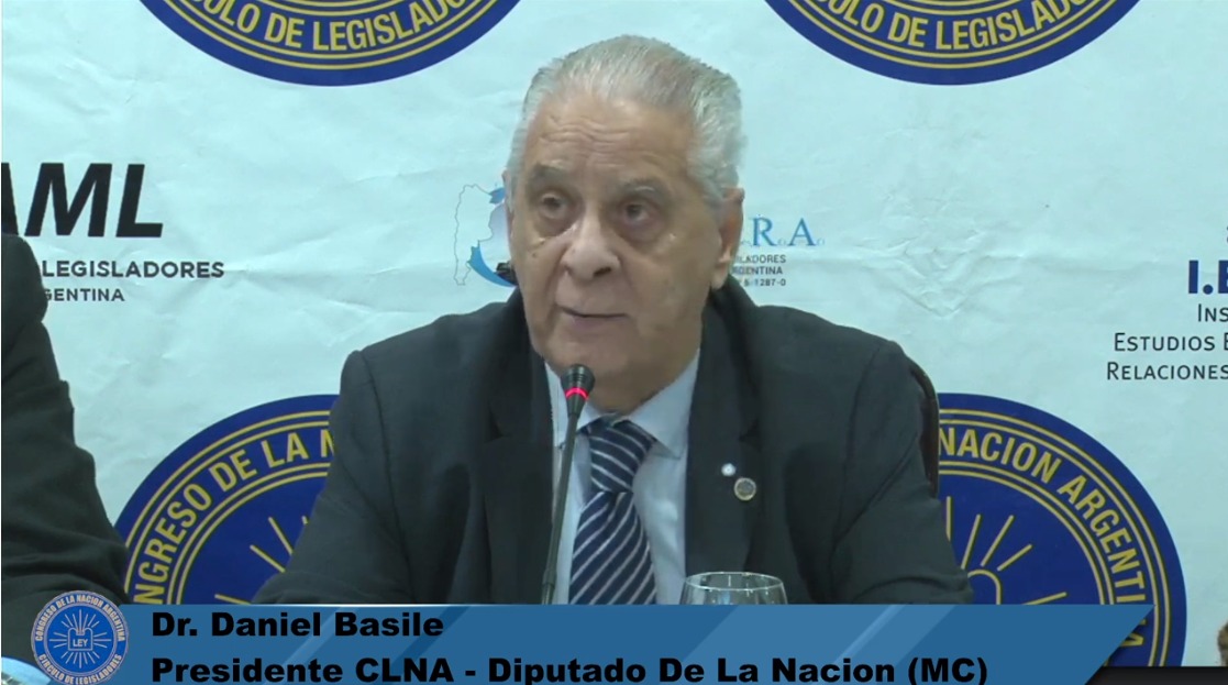 Diputado de la Nación (MC) Daniel Basile, presidente del Círculo de Legisladores.