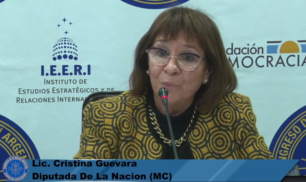 Diputada de la Nación (MC) Cristina Guevara, secretaria de Previsión Social y Salud del Círculo.